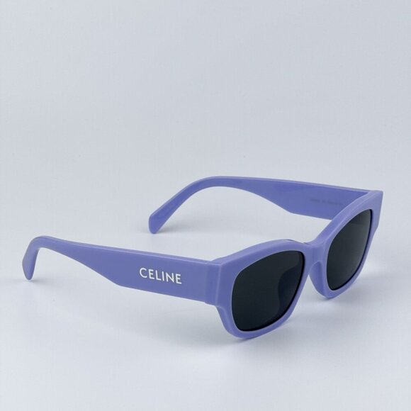 Celine CL40197U 78A MONOCHROMS BRAND NEW Sunglasses Lilac Smoke Unisex Cat Eye - Picture 7 of 10